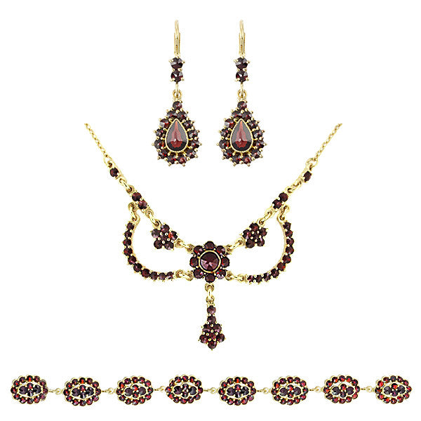 Bohemian Garnet Jewelry