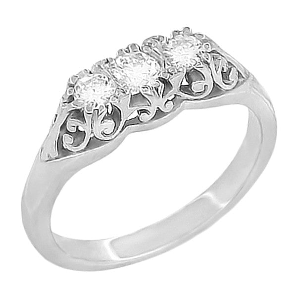 White Sapphire Rings