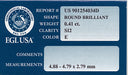 0.41 Carat Loose Round Old Cut Diamond | E Color SI2 Clarity | EGL USA Certificate