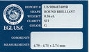 0.36 Carat G Color SI1 Clarity Loose Affordable Diamond | EGL USA Certificate