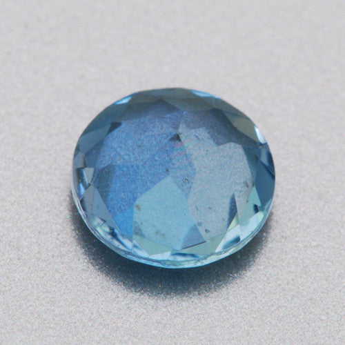 Deep Paradise Blue Loose 0.37 Carat Round Aquamarine | Natural 4.9 mm - Item: AQ001394 - Image: 2