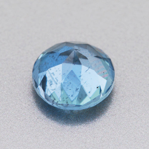 Vivid Tropical Ocean Blue Round Loose Aquamarine Stone | 0.44 Carat | 5mm - Item: AQ001395 - Image: 2