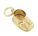 1950's Vintage Baby Shoe Charm in 14 Karat Gold