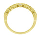Yellow Gold Ashton Royal Crown Ring with Diamonds - 14K or 18K