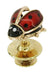 Enameled Ladybug Antique Lapel Pin in 14 Karat Gold