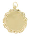 A Date to Remember Vintage Wedding Anniversary Pendant in 14 Karat Yellow Gold