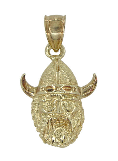 Viking Charm Pendant in 10 Karat Gold