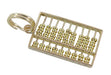 Vintage Movable Abacus Pendant in 14 Karat Gold