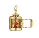 Moveable Vintage Lantern Charm in 18 Karat Yellow Gold