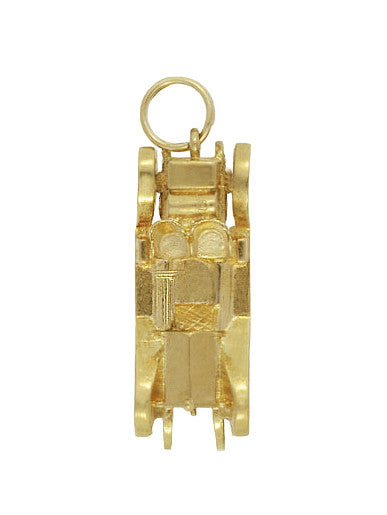 Moveable Antique Roadster Car Charm in 14 Karat Yellow Gold - Item: C619 - Image: 2