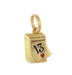 Lucky 13 in Love Vintage Charm in 14 Karat Yellow Gold