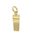 Working Whistle Vintage Charm 14 Karat Yellow Gold