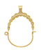 Vintage Charm Holder Pendant in 14 Karat Gold