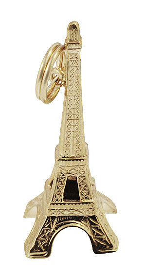 Eiffel Tower Charm in 14 Karat Gold - Item: C706 - Image: 3