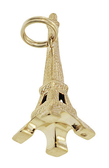 Eiffel Tower Charm in 14 Karat Gold - Item: C706 - Image: 2