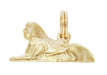 Sphinx Charm in 14 Karat Gold | Vintage Egyptian Pendant