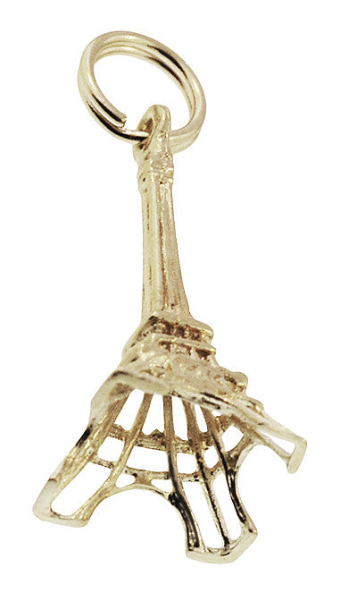 Vintage 14K Gold Eiffel Tower Charm - Item: C740 - Image: 2