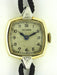 Ladies Cowell Hubbard Art Deco Diamond Wristwatch in 14K Gold