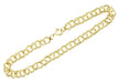 Double Link Vintage Charm Bracelet in 14 Karat Gold
