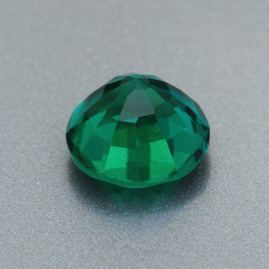 Stunning 6mm Round Jade Green Lab Created Emerald | 0.79 Carat - alternate view