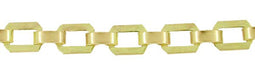 Vintage Flat Link Bracelet in 10 Karat Yellow Gold