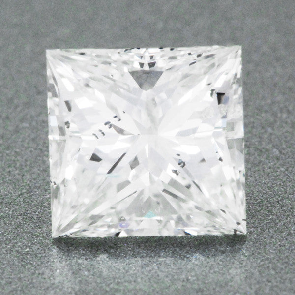 1.00 Carat Loose Princess Cut Diamond Diamond E Color SI3 Clarity with EGL USA Certificate | Natural