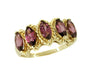 Marquise Garnet Ring in 10 Karat Gold