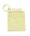 Movable Memo Pad Notebook Charm in 14 Karat Yellow Gold