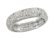 Art Deco Fenwick Diamond Antique Wedding Ring in Platinum - Size 6