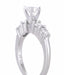 1960's Vintage Floating Diamonds Engagement Ring in Platinum