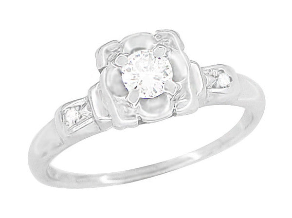 Carmel Vintage Diamond Engagement Ring Circa 1930's