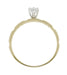 Mondria Vintage Diamond Engagement Ring in 10 Karat Yellow Gold
