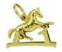 Rocking Horse Moveable Charm in 14 Karat Gold