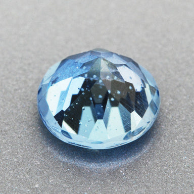 Natural Loose Round Aquamarine 0.53 Carat | Unique Vivid Deep Blue Color | 5.2 mm Gem Stone - alternate view