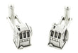 Small Old Time Slot Machine Cufflinks in Sterling Silver