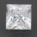 Loose Natural 0.75 Carat White Sapphire Square Princess Cut | 5.1mm