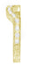 18 Karat Yellow Gold Art Deco Engraved Wheat and Scrolls Curved Hugger Diamond Wedding Band