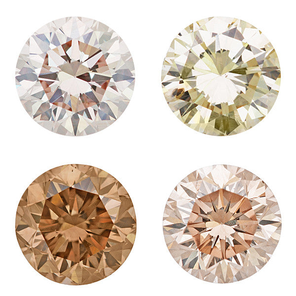 Colored Diamonds - Loose Fancy Diamonds: Brown, Pink, Yellow, Champagne ...