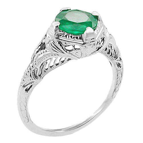 Shop Natural Emerald Engagement Rings Online | GemsNY