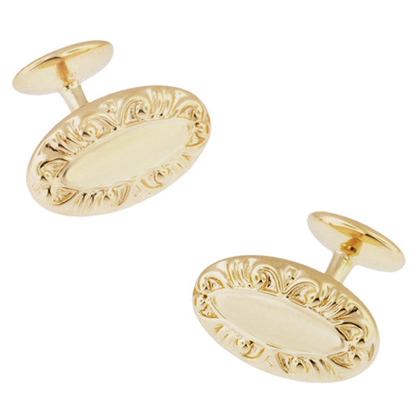 Engravable Cufflinks for Engraving Personal Initials