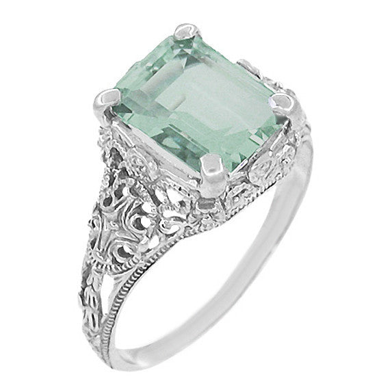 Antique Filigree Sterling Silver Rings • Silver Engraved Rings