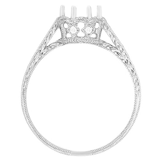 1.25 Marquise Cut Diamond Engagement Ring in Platinum - Filigree Jewelers
