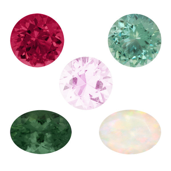 October Birthstone is Tourmaline and Opal