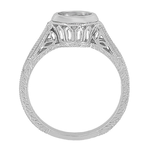 Art Deco Ring Settings Without Stones