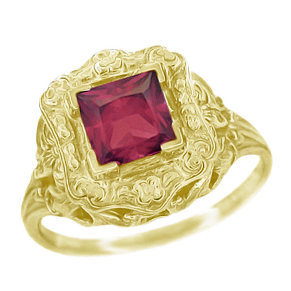 Yellow Gold Ring - Antique