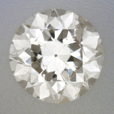 0.34 Carat Loose Transitional Round Brilliant Cut Vintage Diamond - Natural L Color SI3 Clarity