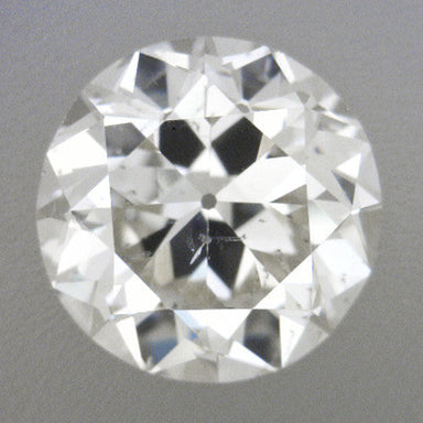 0.39 Carat Loose Transitional Round Brilliant Cut Antique Natural Diamond - H Color SI1 Clarity