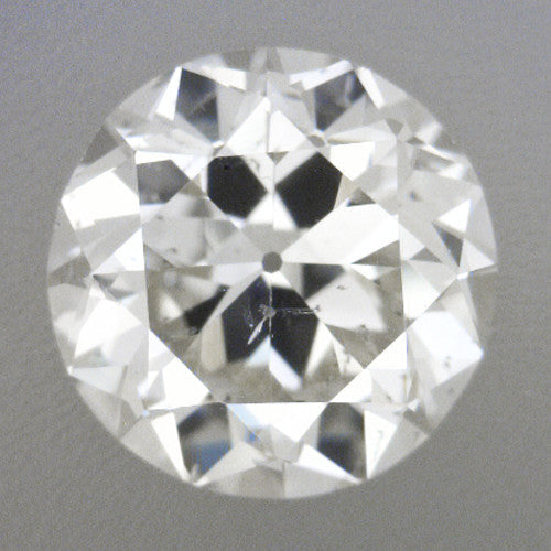 0.39 Carat Loose Transitional Round Brilliant Cut Antique Natural Diamond - H Color SI1 Clarity