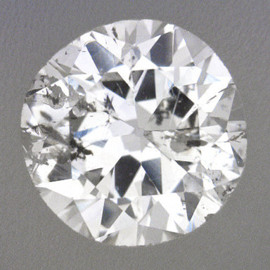 0.40 Carat Loose Old European Cut Diamond G Color I1 Clarity - Natural Salt and Pepper