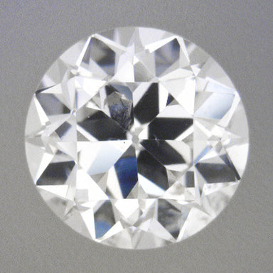 0.42 Carat Loose Vintage Transitional Round Brilliant Cut Diamond - Natural F Color SI3 Clarity